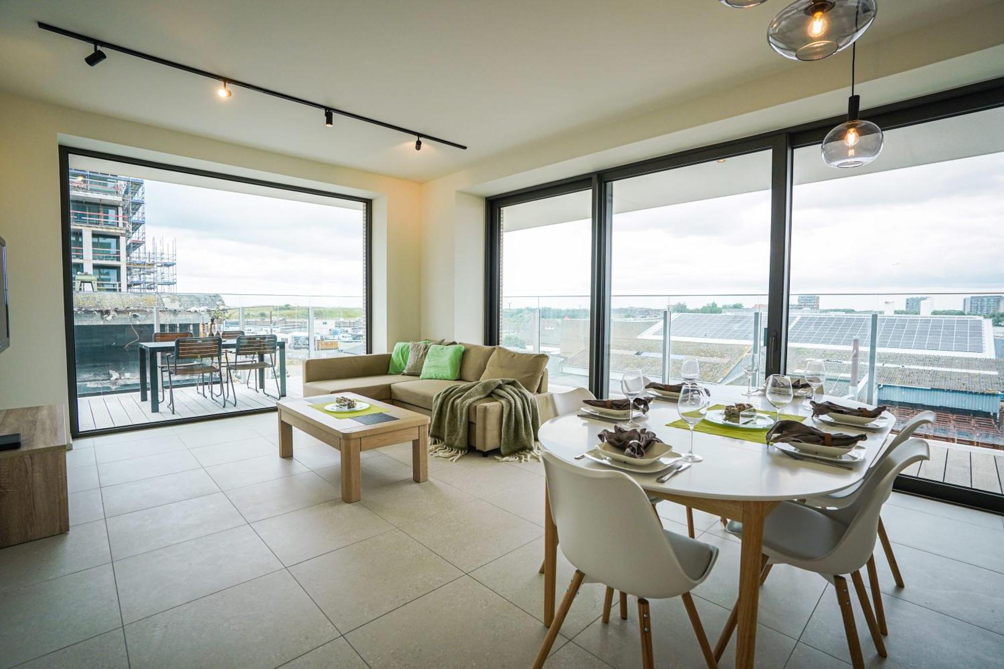 Huswell - Beautiful Apartment With Communal Pool And Gym オステンド エクステリア 写真